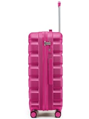 Flight Knight Bright Pink 8 Wheel ABS Hard Case Hold Suitcase - Image 2 of 4