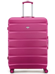 Flight Knight Bright Pink 8 Wheel ABS Hard Case Hold Suitcase - Image 4 of 4