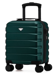 Flight Knight Dark Green Hand Luggage Maximum Size Approved for Ryanair & Wizz Free Carry On Underseat Cabin Bag - Image 1 of 1