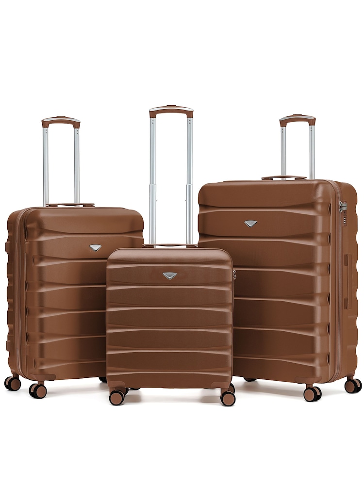 Flight Knight Metallic Brown EasyJet (Paid), Jet2 & British Airways Over Head Luggage Cabin Case + Checked Baggage Hold Luggage - Image 1 of 1 Flight Knight Metallic Brown EasyJet (Paid), Jet2 & British Airways Over Head Luggage Cabin Case + Checked Baggage Hold Luggage - Image 1 of 1
