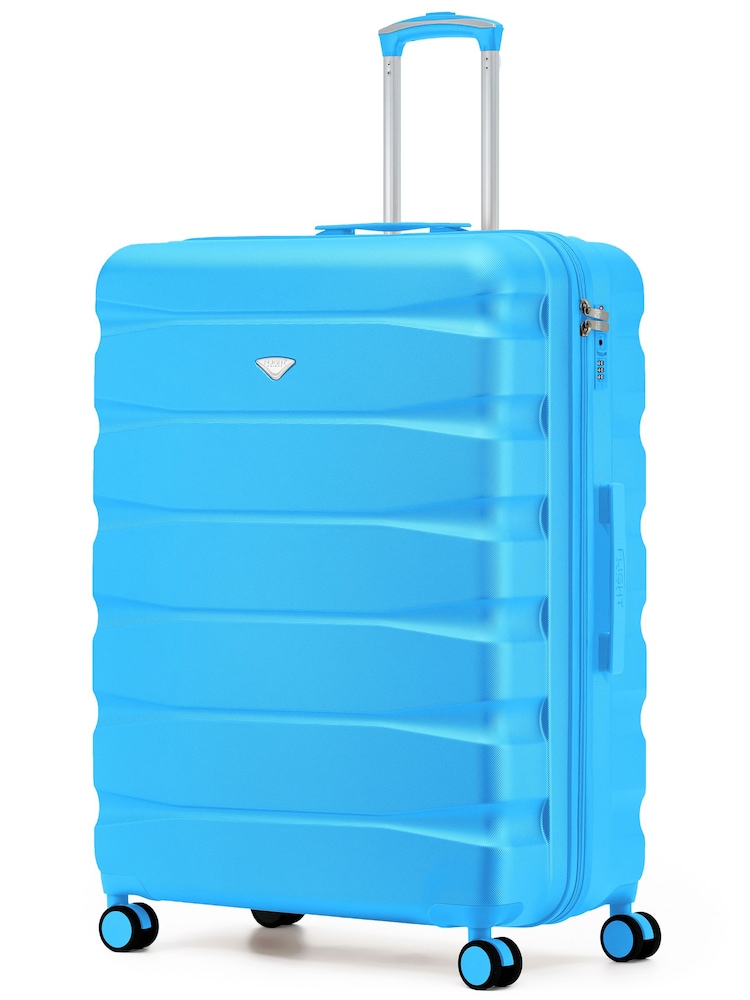 Flight Knight Bright Blue 8 Wheel ABS Hard Case Hold Suitcase - Image 1 of 1