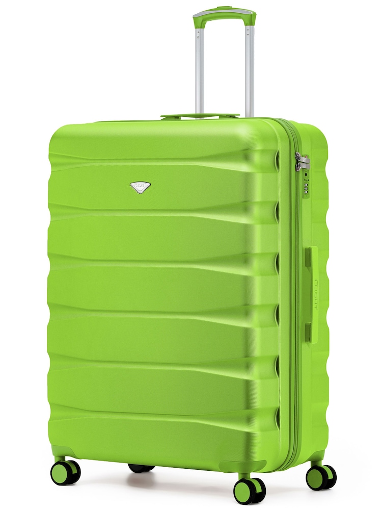 Flight Knight Bright Green 8 Wheel ABS Hard Case Hold Suitcase - Image 1 of 1