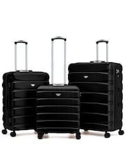 Flight Knight Black Chrome EasyJet (Paid), Jet2 & British Airways Over Head Luggage Cabin Case + Checked Baggage Hold Luggage - Image 1 of 1