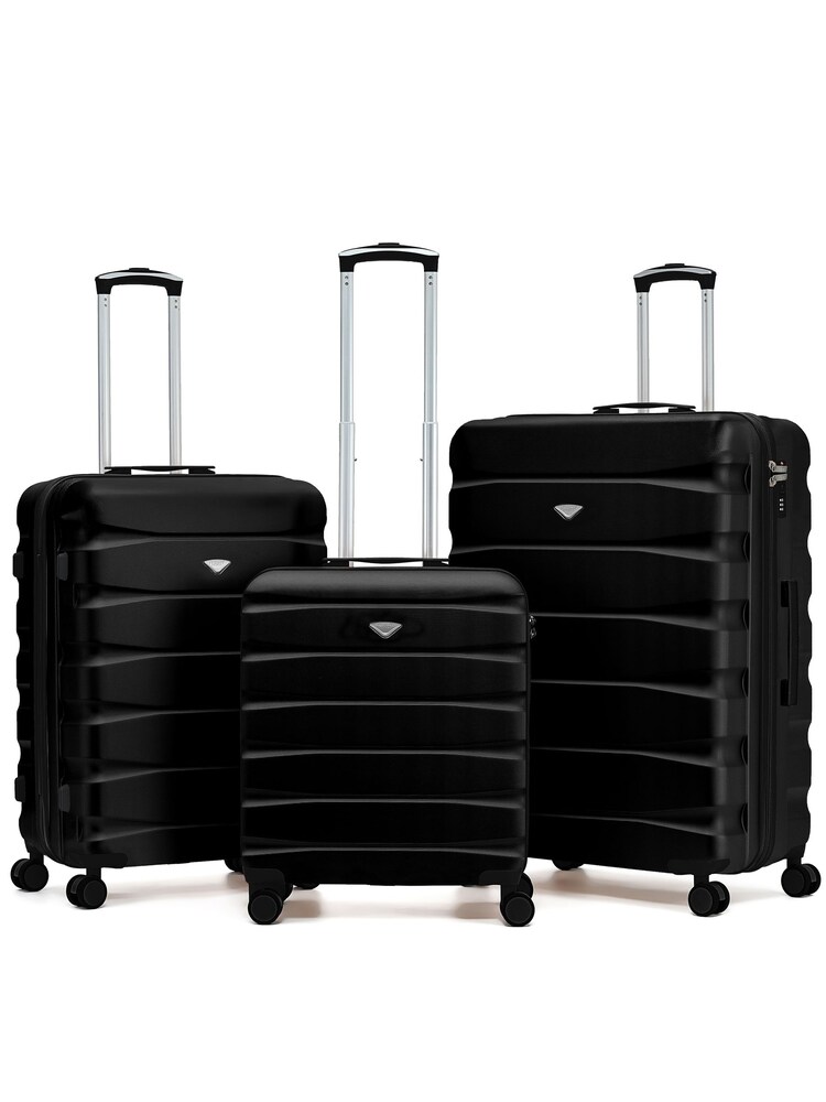 Flight Knight Black Chrome EasyJet (Paid), Jet2 & British Airways Over Head Luggage Cabin Case + Checked Baggage Hold Luggage - Image 1 of 1 Flight Knight Black Chrome EasyJet (Paid), Jet2 & British Airways Over Head Luggage Cabin Case + Checked Baggage Hold Luggage - Image 1 of 1