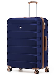 Flight Knight Dark Blue Extra Large Check in 29" Lightweight 8 Wheel ABS Hard Case Hold Suitcase Checked Baggage 131L Capacity - Image 1 of 1