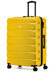 Flight Knight Yellow Extra Large Check in 29" Lightweight 8 Wheel ABS Hard Case Hold Suitcase Checked Baggage 131L Capacity - Image 1 of 1