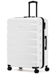 Flight Knight White Extra Large Check in 29" Lightweight 8 Wheel ABS Hard Case Hold Suitcase Checked Baggage 131L Capacity - Image 1 of 1