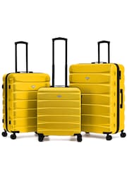 Flight Knight Yellow EasyJet (Paid), Jet2 & British Airways Over Head Luggage Cabin Case + Medium & Large Checked Baggage Hold Luggage - Image 1 of 1