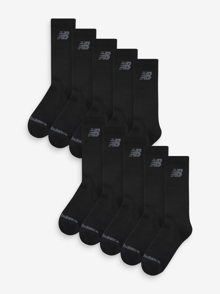 Черный - Набор из 10 пар New Balance носков - Изображение 1 из 5