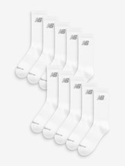 New Balance Snow White of Crew Socks 10 Pack - Image 1 of 2