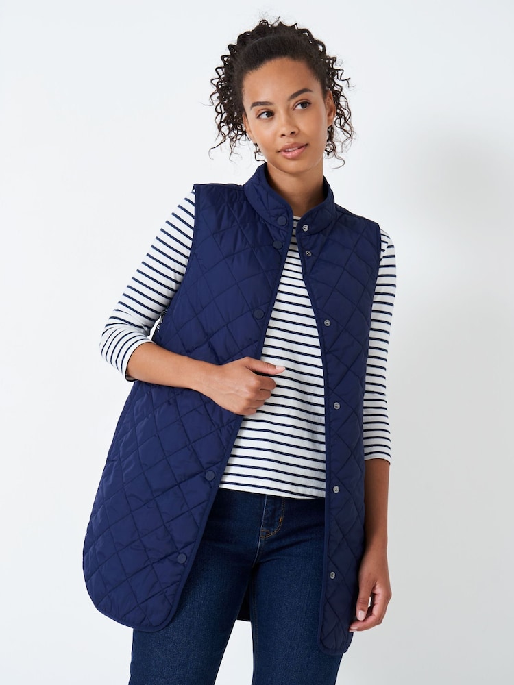 Crew Clothing Company Blue Casual Casual Coat - Image 1 of 5