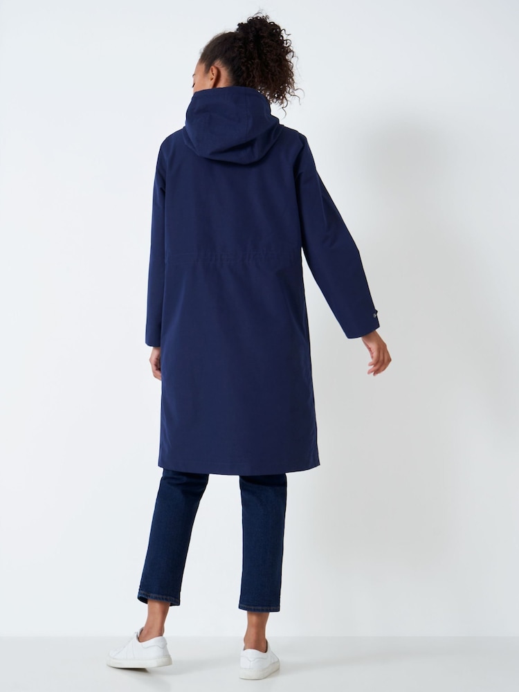 Crew Clothing Company Blue Casual Casual Coat - Image 2 of 5