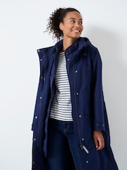 Crew Clothing Company Blue Casual Casual Coat - Image 4 of 5