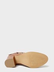 Crew Clothing Company Leather Brown Ankle Boots - Image 4 of 4