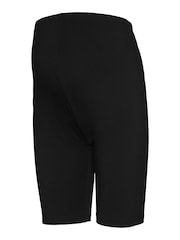 Mamalicious Black Maternity Jersey Cycling 100% Cotton Shorts 2 Pack - Image 8 of 9