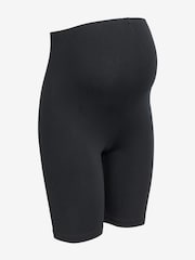 Mamalicious Black Maternity Jersey Cycling 100% Cotton Shorts 2 Pack - Image 9 of 9