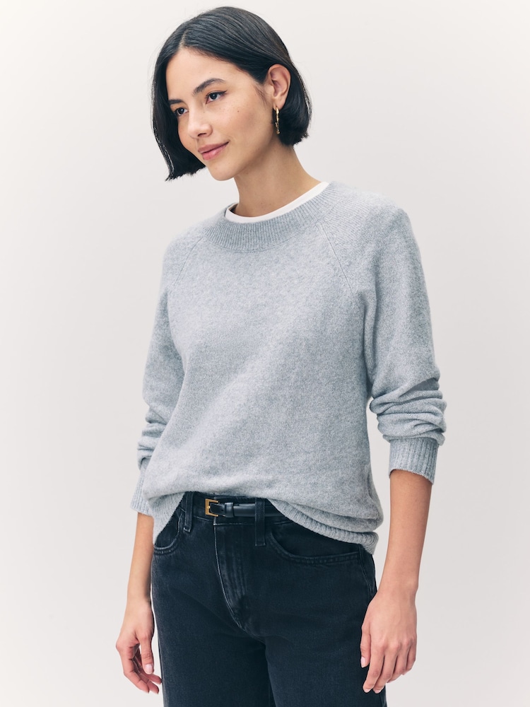Grau - Vero Moda Strickpullover mit Rundhalsausschnitt - Bild 1 von 7 Grau - Vero Moda Strickpullover mit Rundhalsausschnitt - Bild 1 von 7