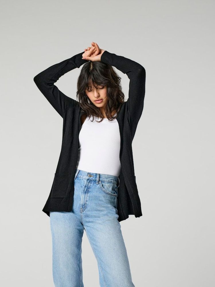 ONLY Black Only Cosy Cardigan - Image 1 of 3 ONLY Black Only Cosy Cardigan - Image 1 of 3