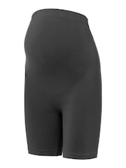 Mamalicious Black Maternity Over The Bump 100% Cotton Seamless Support Shorts - Image 5 of 6