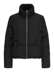 JDY Black Padded 100% Cotton Jacket - Image 5 of 5