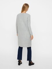 VERO MODA Grey Longline Cardigan - Image 3 of 5
