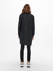 ONLY Grey Chunky Pocket Detail Long Cardigan - Image 3 of 6