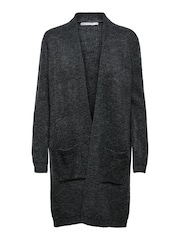 ONLY Grey Chunky Pocket Detail Long Cardigan - Image 6 of 6