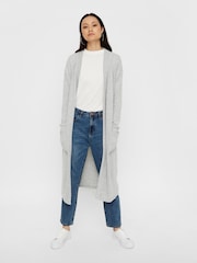 NOISY MAY Grey Cosy Longline Soft Cardigan - Image 1 of 6