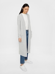 NOISY MAY Grey Cosy Longline Soft Cardigan - Image 4 of 6