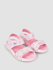 JoJo Maman Bébé Pink Summer Sandals - Image 1 of 4