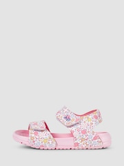 JoJo Maman Bébé Pink Summer Sandals - Image 4 of 4