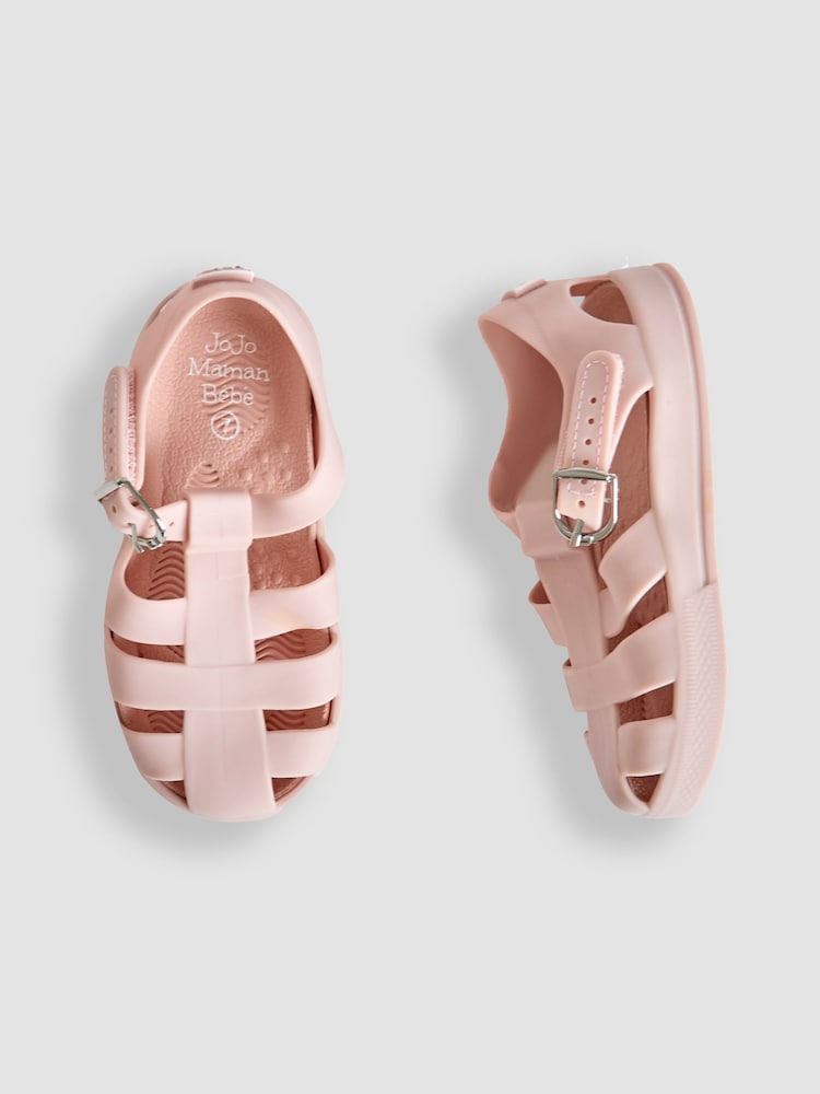 JoJo Maman Bébé Rose Pink Jelly Sandals - Image 2 of 3