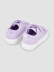 JoJo Maman Bébé Lilac Canvas Pumps - Image 2 of 6