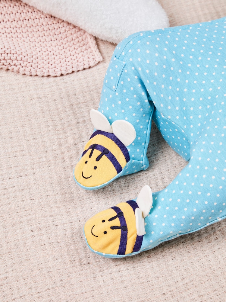 Œuf de canard Abeille - Dors-bien JoJo Maman Bébé zippé à motif appliqué - Image 3 of 6