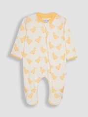 JoJo Maman Bébé Yellow Duck 2-Pack Sleepsuits - Image 3 of 5