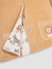JoJo Maman Bébé Safari 2-Piece Safari Sleepsuit & Jacket Set - Image 3 of 6