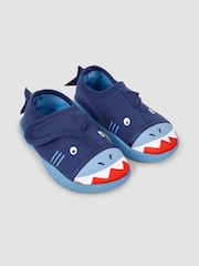 JoJo Maman Bébé Navy Blue Beach and Swim Shoes - Image 1 of 4