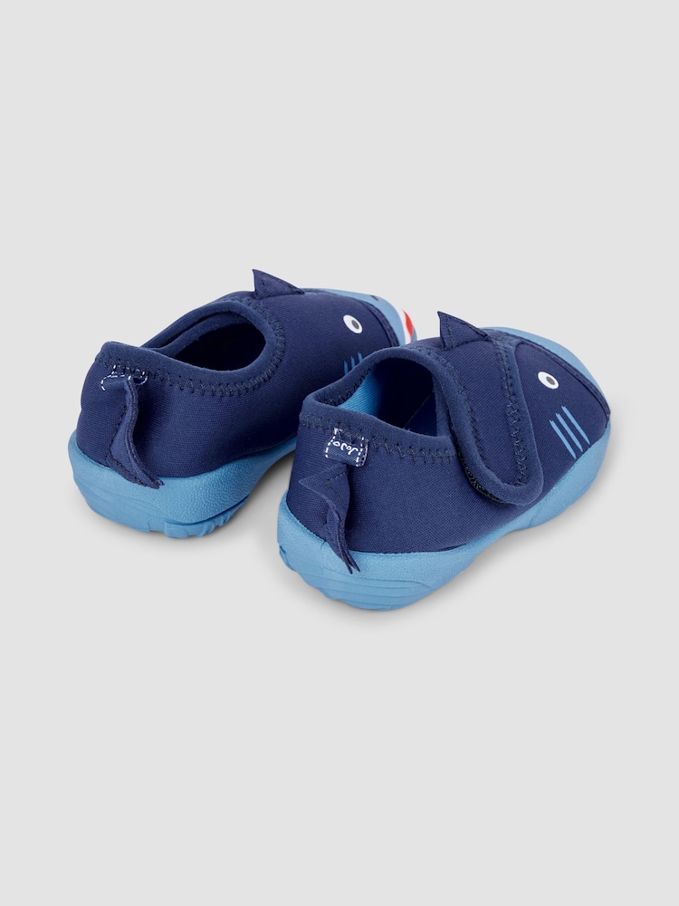 JoJo Maman Bébé Navy Blue Beach and Swim Shoes - Image 2 of 4
