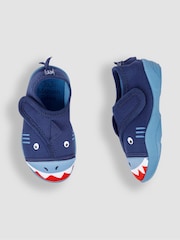 JoJo Maman Bébé Navy Blue Beach and Swim Shoes - Image 3 of 4