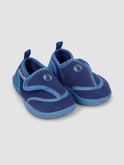 JoJo Maman Bébé Navy Beach & Swim Shoes - Image 1 of 4