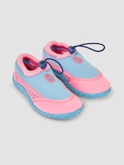 JoJo Maman Bébé Blue Beach & Swim Shoes - Image 1 of 4