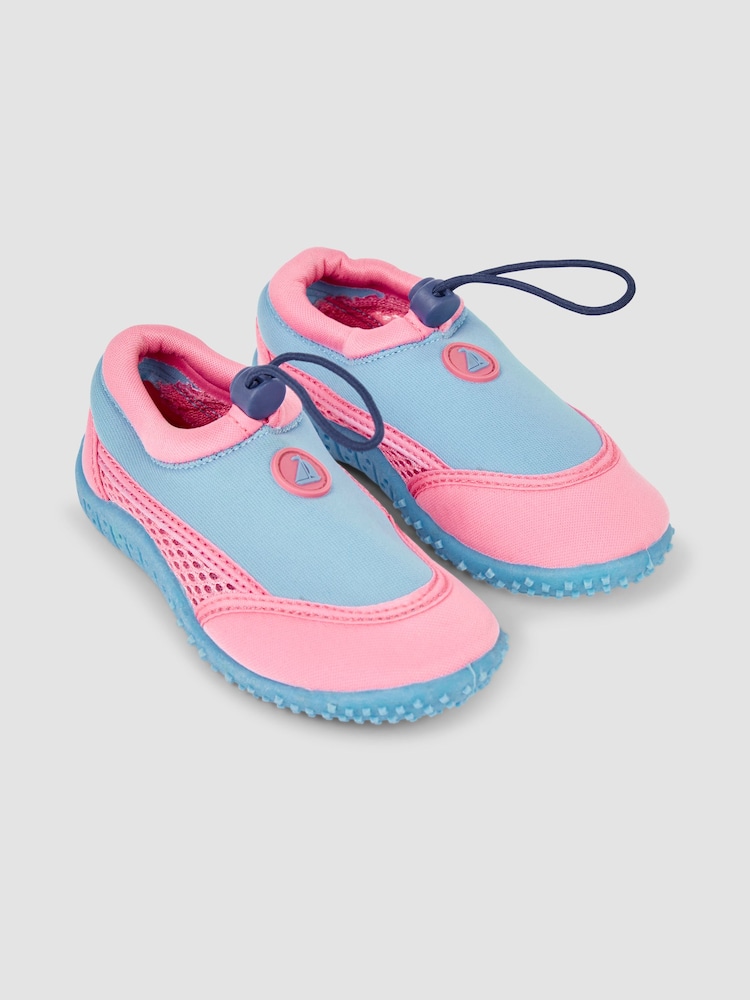 JoJo Maman Bébé Blue Beach & Swim Shoes - Image 1 of 4