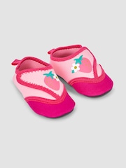 JoJo Maman Bébé Pink Baby Beach And Swim Booties - Image 1 of 4