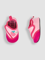 JoJo Maman Bébé Pink Baby Beach And Swim Booties - Image 3 of 4