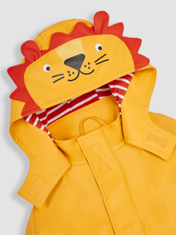 JoJo Maman Bébé Lion Waterproof Jacket - Image 2 of 3