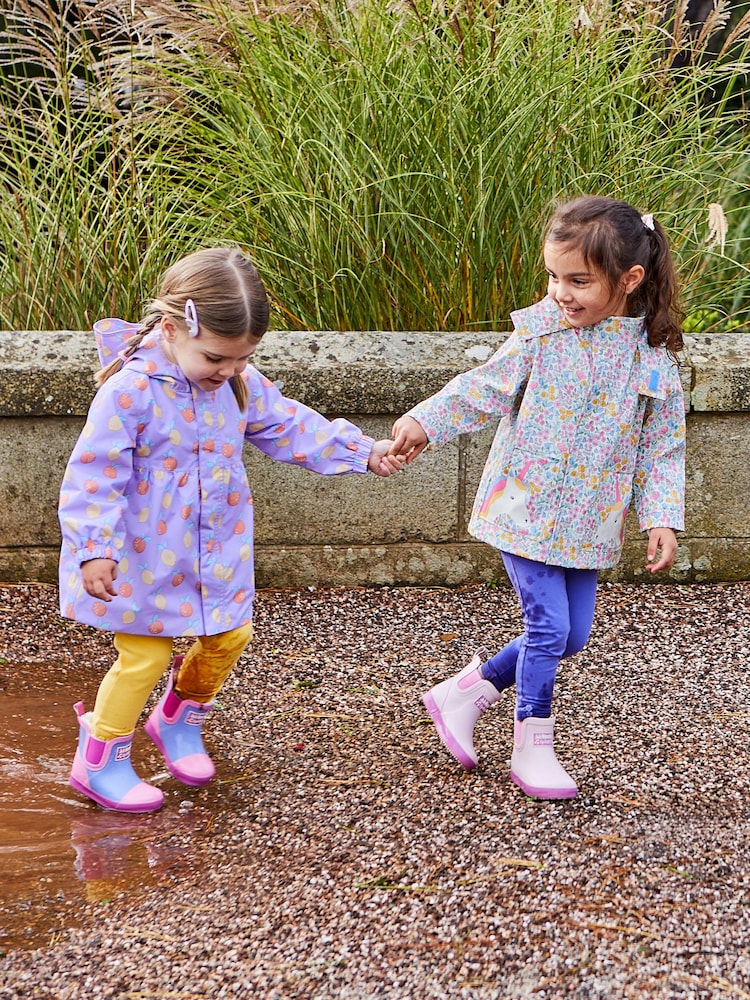 JoJo Maman Bébé Unicorn Waterproof Jacket - Image 2 of 4
