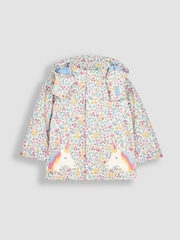 JoJo Maman Bébé Unicorn Waterproof Jacket - Image 3 of 4