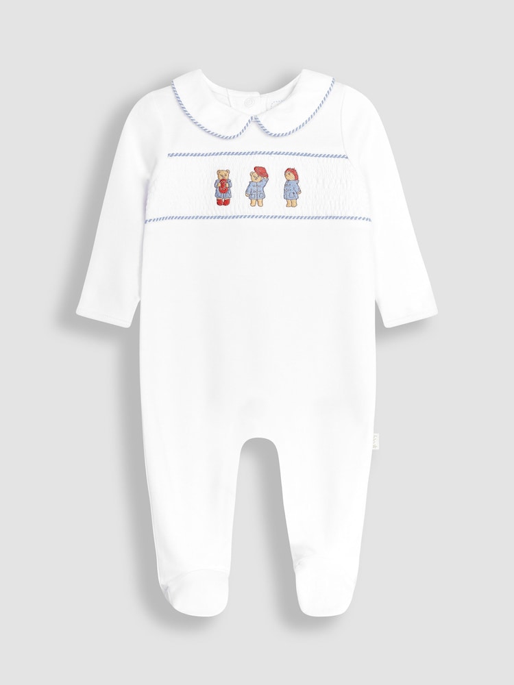 JoJo Maman Bébé Paddington Gesmokter Schlafanzug - Bild 1 von 3 JoJo Maman Bébé Paddington Gesmokter Schlafanzug - Bild 1 von 3