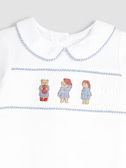 Pijama tipo pelele con fruncido y estampado de Paddington de JoJo Maman Bébé - Imagen 2 de 3
