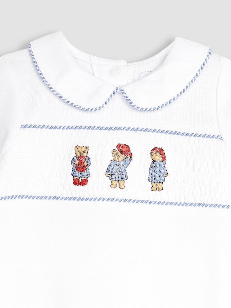 JoJo Maman Bébé Paddington Gesmokter Schlafanzug - Bild 2 von 3 JoJo Maman Bébé Paddington Gesmokter Schlafanzug - Bild 2 von 3